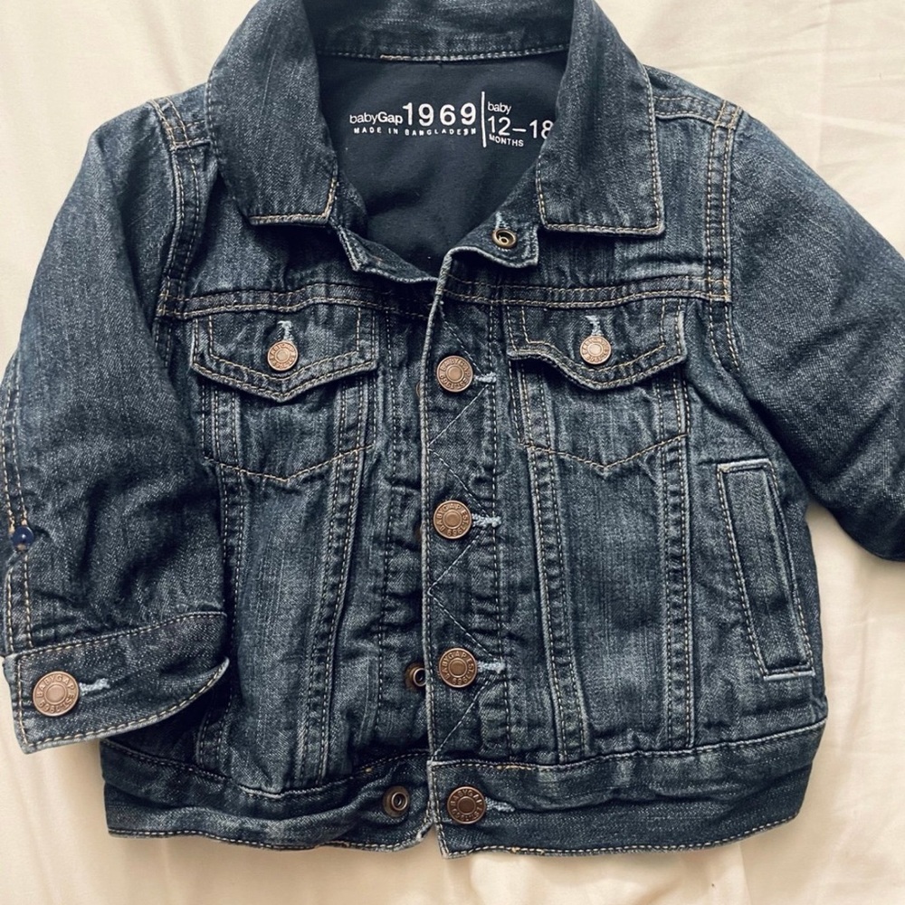 GAP Denim Jacket for Kids - Dark Blue